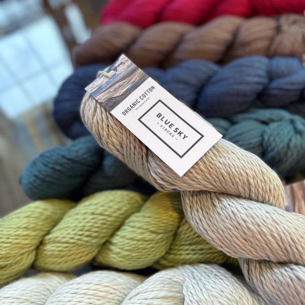 Blue Sky Organic Cotton Worsted