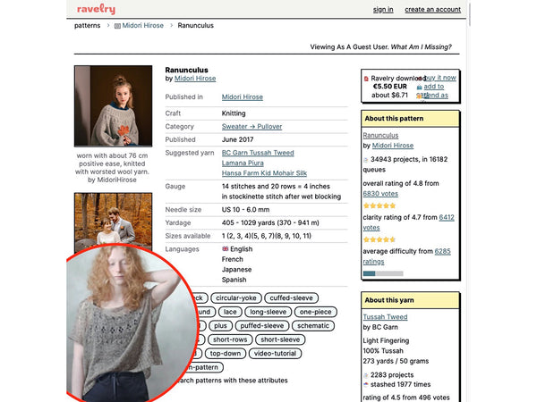 Ranunculus Sweater Knit-Along (KAL)
